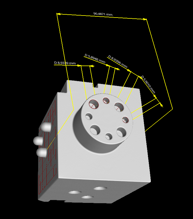 3D X-ray CT 零部配件內部尺寸量測