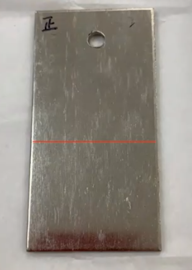 鍍化學鎳之「鋁」基底測試樣品