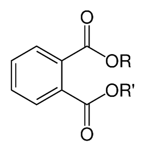 鄰苯二甲酸酯的結構通式
