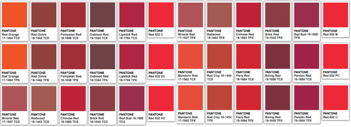 Red PANTONE