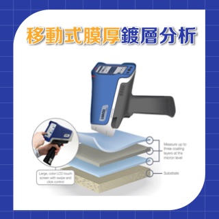 <b>X-ray螢光-XRF</b> 移動式膜厚鍍層分析(XRF Coating)