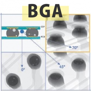 <b>X-ray影像</b> 穿透式X-Ray影像檢測系統-BGA檢測應用