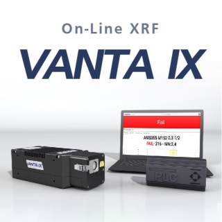 <b>X-ray螢光-XRF</b> 線上型XRF分析儀Vanta iX重磅問世