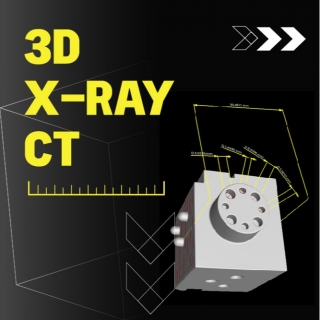 <b>X-ray影像-X-ray</b> 3D X-ray CT應用於零部配件內部尺寸量測